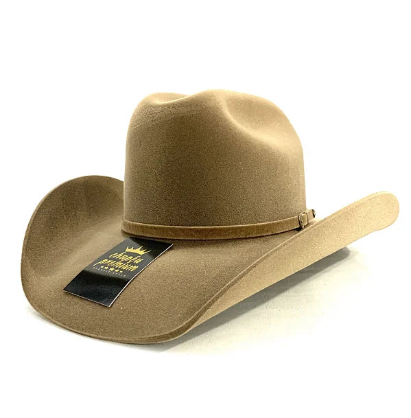 COUNTRY MONTANA HAT SAND COLOR 100% VELVET