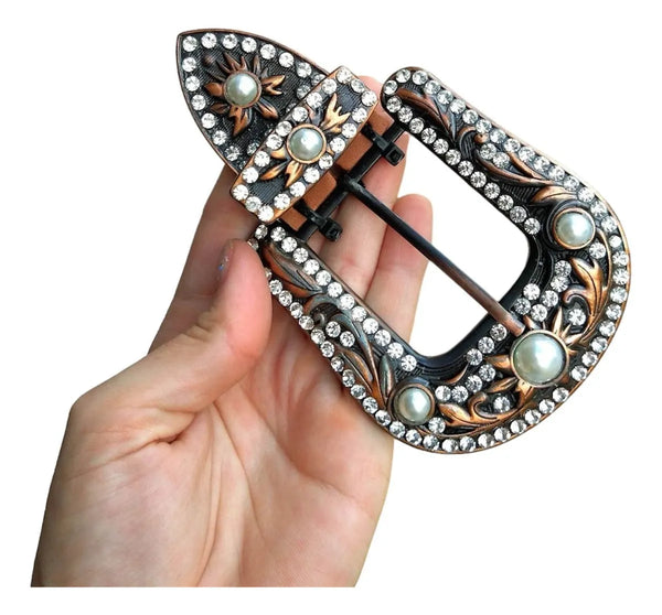 Women's Country Buckle with Stones and Rhinestones - Better Horse