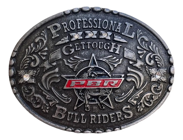 Country Oval Buckle Detailed Professional Pbr