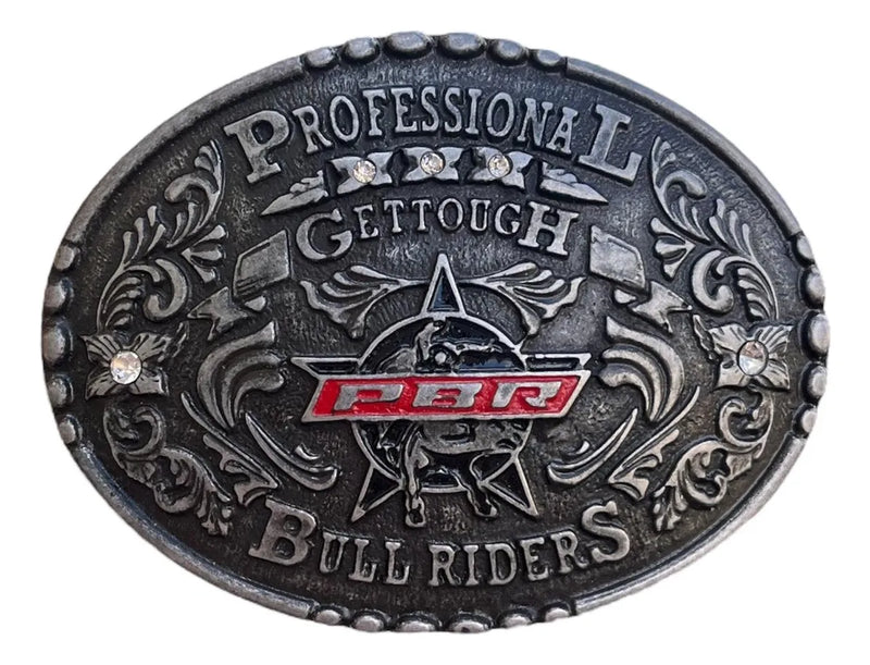 Country Oval Buckle Detailed Professional Pbr